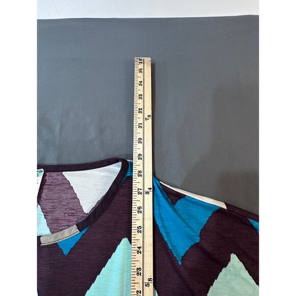 Auditions Chevron Batwing Sleeve Top Size Small – Made in USA women top - Picture 8 of 8